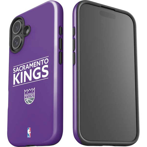 NBA Sacramento Kings Standard - Purple iPhone 16 Plus Impact Case